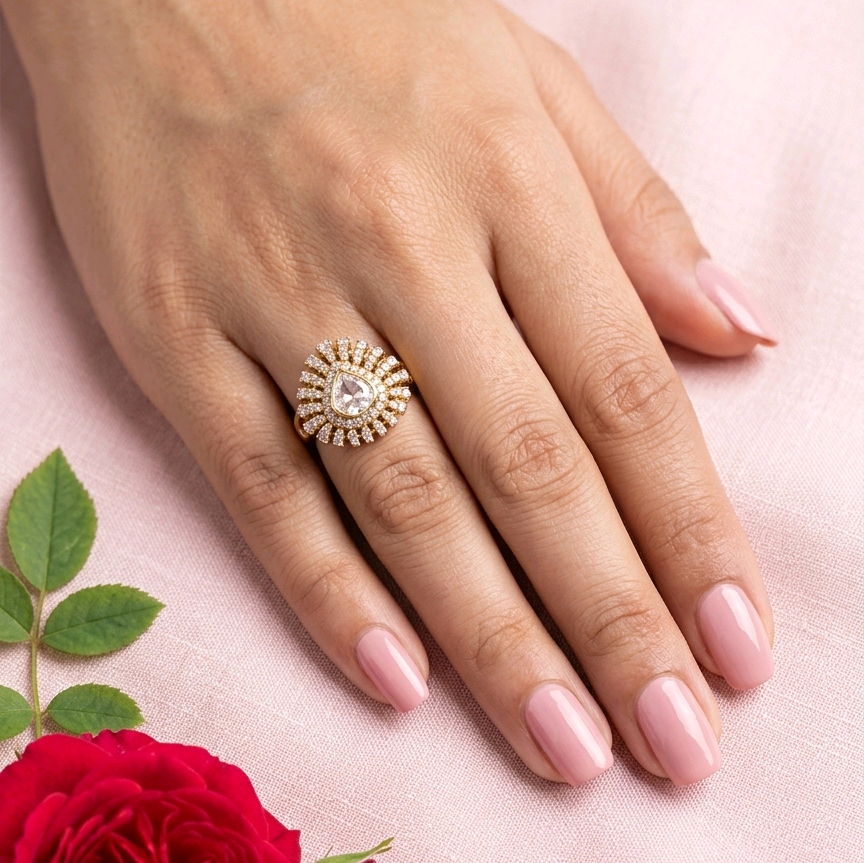 Silver Ballerina Ring